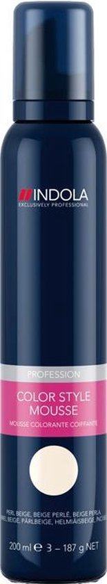 Indola Color Style Mousse Pearl Grey - Haarmousse - 200 ml