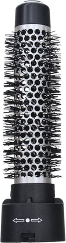 Ermila HotStyler Straightening krulborstel Warm Zwart, Zilver 1100 W 2,8 m