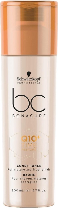 Schwarzkopf Bonacure Time Restore Q10 Conditioner 200ml - Conditioner voor ieder haartype