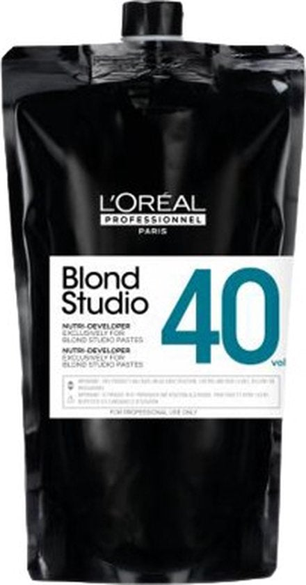 L’Oréal Professionnel - Blond Studio - Oxydant Platinum 40 Vol - Oxydanten voor alle haartypes - 1000 ml