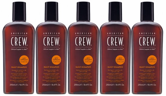 American crew Daiy Shampoo normal Hair MULTI BUNDEL 5x250ml