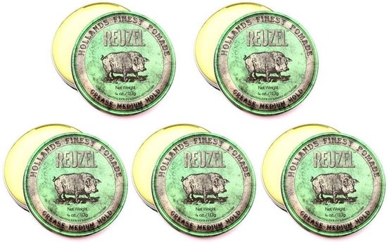 5X Reuzel Green Pomade Grease 113gr