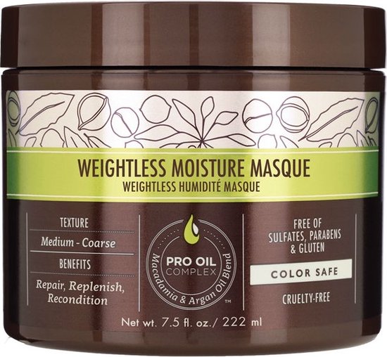 Macadamia Professional Weightless Repair Haarmasker 222 ml
