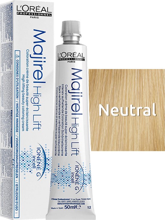L'Oréal Professionnel - Haarverf - Majirel High Lift - 50ML - Neutral