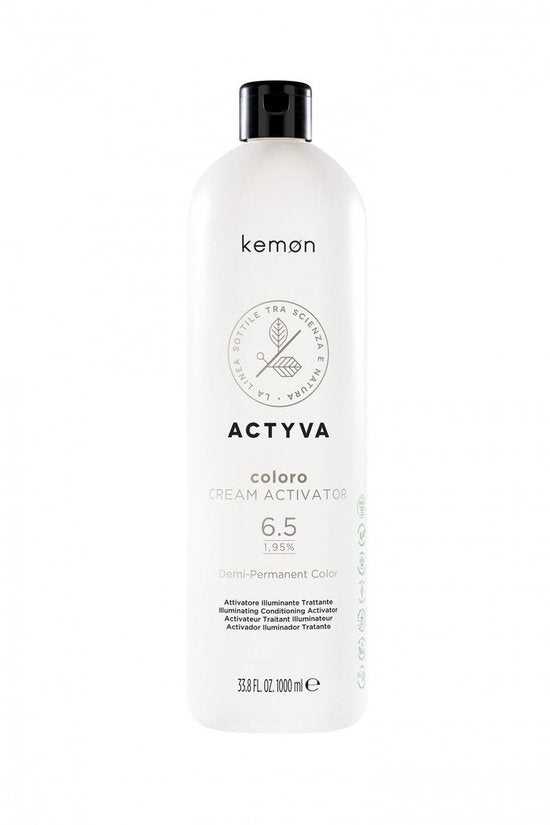 Kemon Actyva Coloro Cream Activator 10 Demi-Permanente Kleur 33.8 Oz